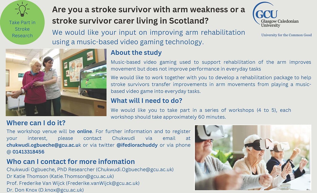 Enabling Stroke Survivors To Benefit From Playing Music-based Video ...